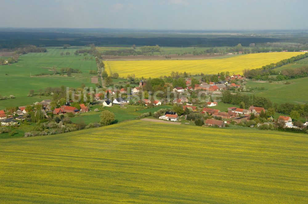 Luftbild Lichtenberg - Die Ortschaft Lichtenberg in Brandenburg