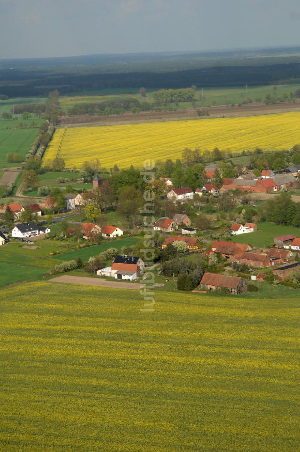 Lichtenberg aus der Vogelperspektive: Die Ortschaft Lichtenberg in Brandenburg