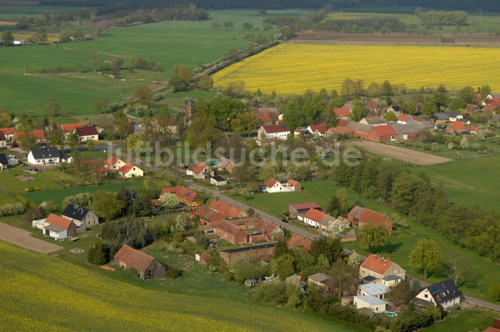 Luftaufnahme Lichtenberg - Die Ortschaft Lichtenberg in Brandenburg