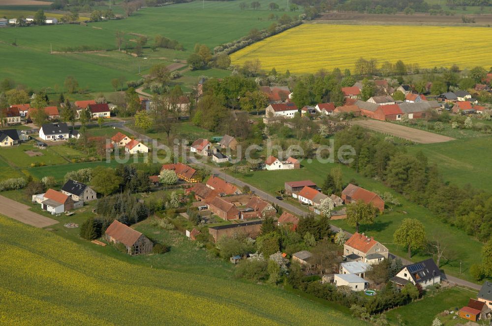 Lichtenberg von oben - Die Ortschaft Lichtenberg in Brandenburg