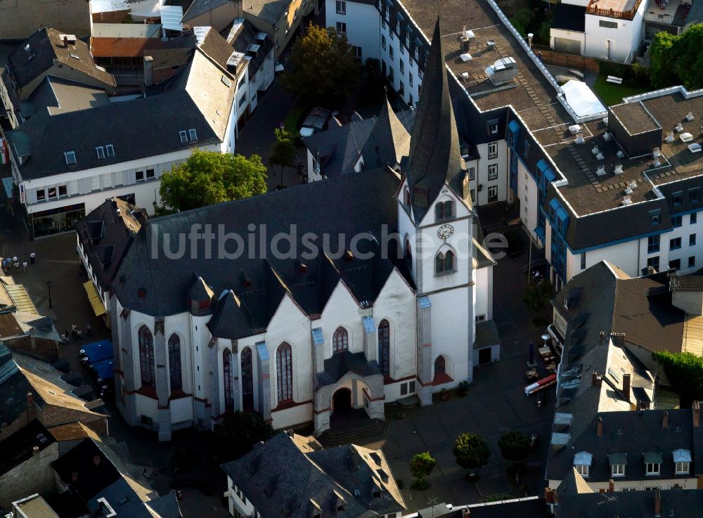 Luftaufnahme Mayen - Die Pfarrkirche St. Clemens in Mayen im Bundesland Rheinland-Pfalz