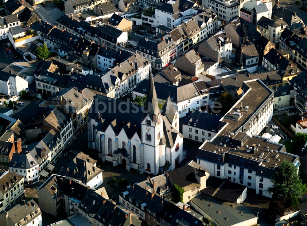 Mayen aus der Vogelperspektive: Die Pfarrkirche St. Clemens in Mayen im Bundesland Rheinland-Pfalz