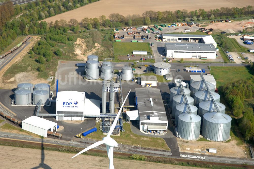 Luftaufnahme Rapshagen - Die Produktionsstätte der EOP Biodiesel AG in Rapshagen