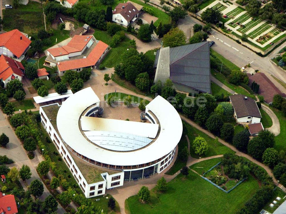 Oberderdingen aus der Vogelperspektive: Die Realschule in Oberderdingen