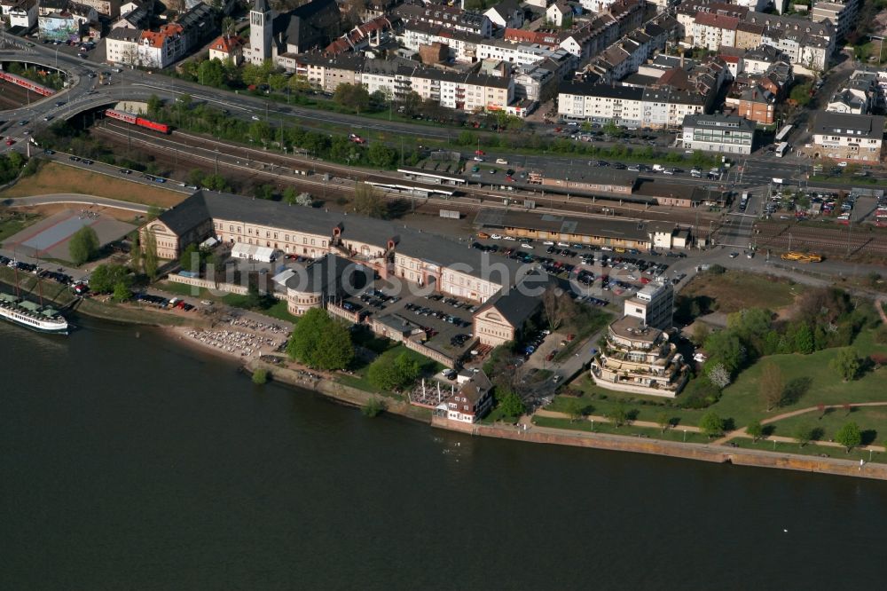 Luftbild Wiesbaden Mainz-Kastel - Die Reduit-Kaserne im Stadtteil Mainz-Kastel von Wiesbaden im Bundesland Hessen