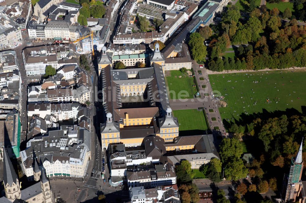 Luftaufnahme Bonn - Die Rheinische Friedrich-Wilhelms-Universität Bonn