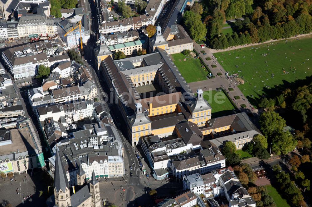 Bonn von oben - Die Rheinische Friedrich-Wilhelms-Universität Bonn