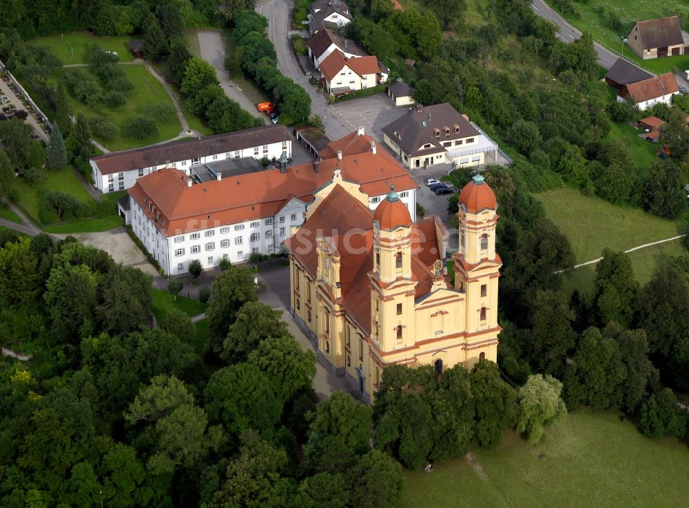 Luftbild Ellwangen - Die Schönenbergkirche bei Ellwangen im Bundesland Baden-Württemberg