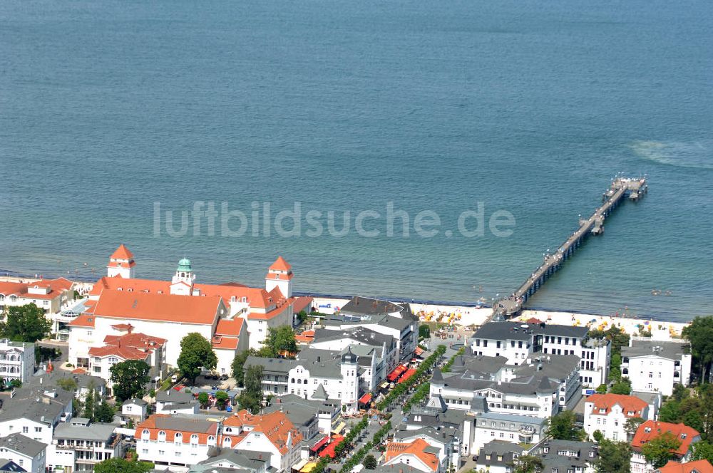 Luftbild Binz - Die Seebrücke von Binz