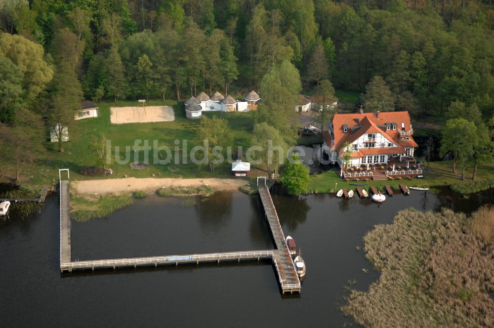 Luftaufnahme Kremmen - Die SeeLodge im Wald- und Seegut Kremmen