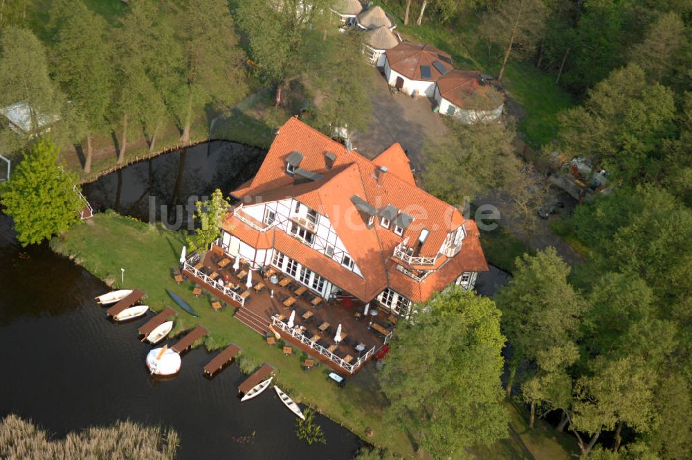 Luftaufnahme Kremmen - Die SeeLodge im Wald- und Seegut Kremmen