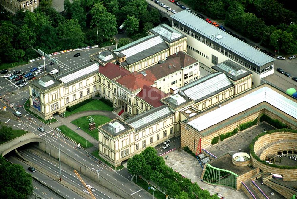 Luftaufnahme Stuttgart / Baden - Würtemberg Stuttgart / Baden - Würtemberg - Die Staatsgalerie Stuttgart 27.08.2005