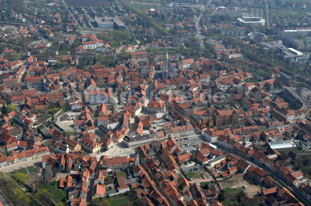 Luftbild Bad Langensalza - Die Stadt Bad Langensalza in Thüringen