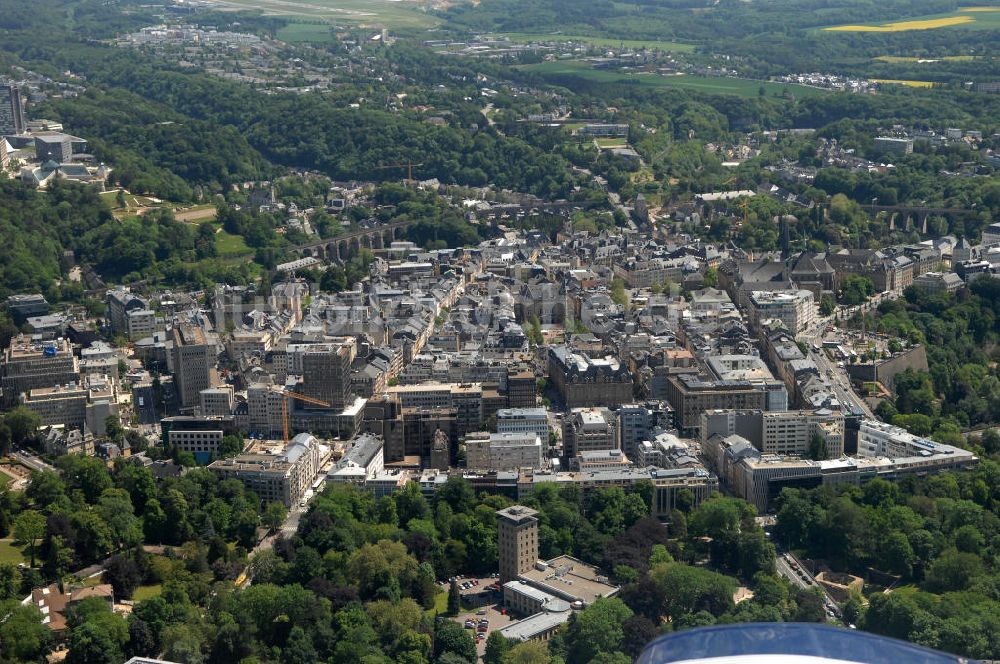 Luftbild LUXEMBURG - Die Stadt Luxemburg (frz