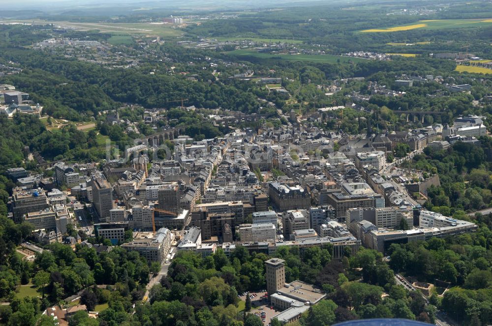 Luftaufnahme LUXEMBURG - Die Stadt Luxemburg (frz