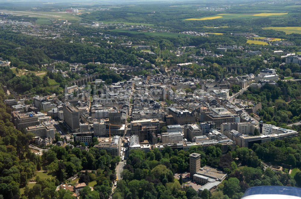 LUXEMBURG von oben - Die Stadt Luxemburg (frz