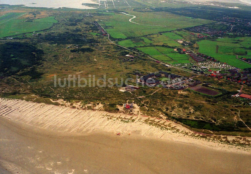 Luftbild Borkum - Die Stadt und Nordseeinsel Borkum