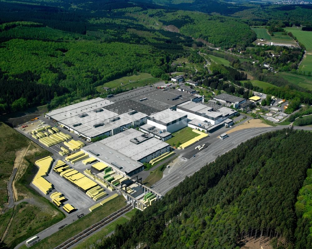 Luftaufnahme Warstein - Die Warsteiner Brauerei bei Warstein im Bundesland Nordrhein-Westfalen