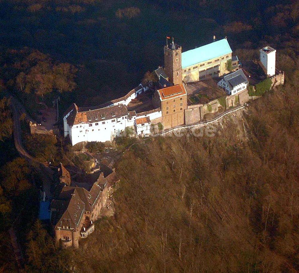 Luftbild Eisenach / Thüringen - Die Wartburg / Eisenach 14.04.04 Foto: Christin Wilde