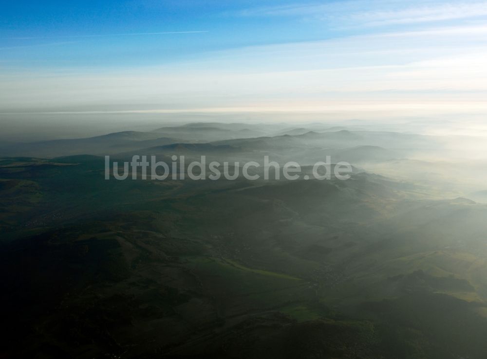 Luftaufnahme Geisa - Die westliche Rhön bei Geisa im Bundesland Thüringen