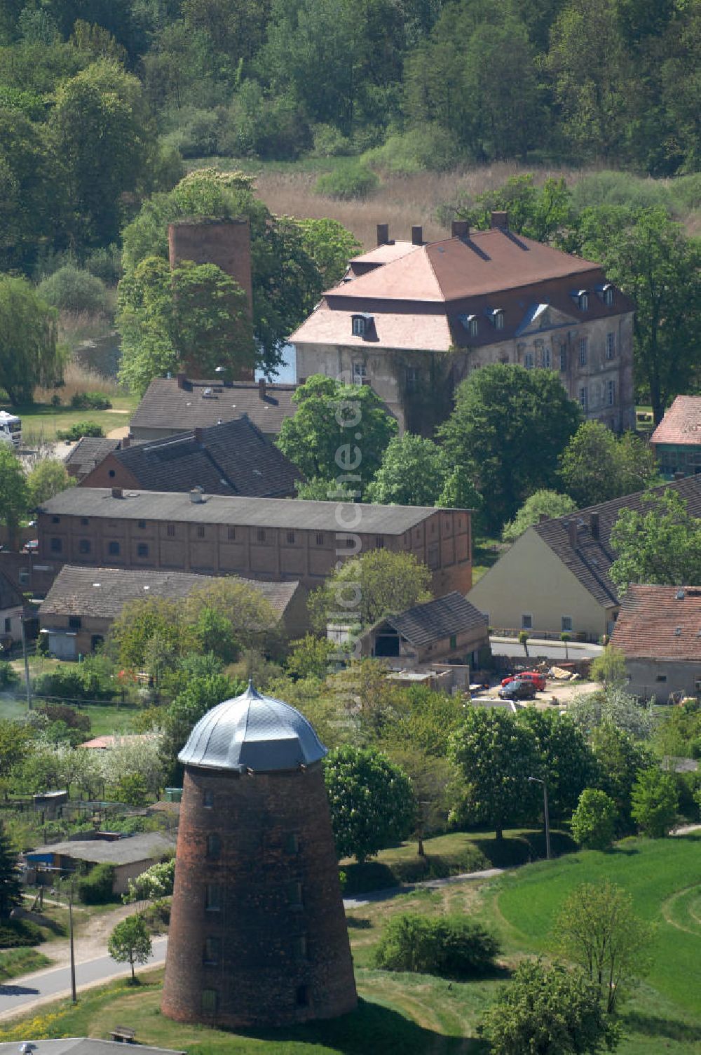 Luftbild Zichow - Die Zichower Mühle