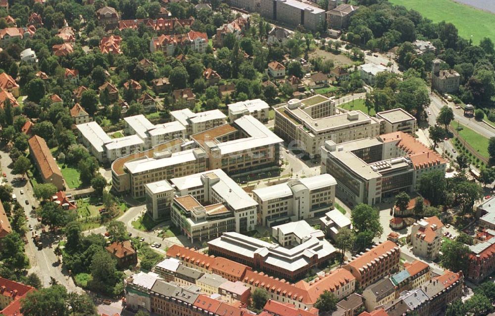 Luftaufnahme Dresden - Dienstleistungszentrum am Flughafen Dresden