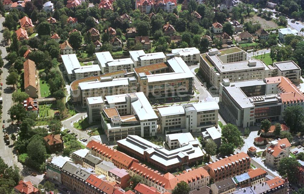 Dresden von oben - Dienstleistungszentrum am Flughafen Dresden