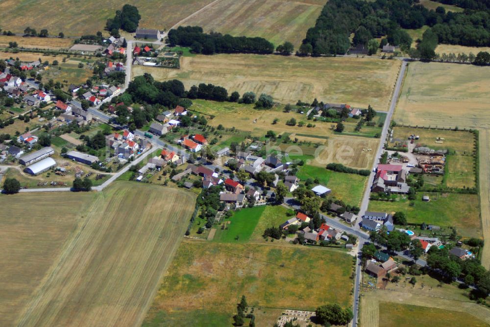 Dietersdorf aus der Vogelperspektive: Dietersdorf in Brandenburg