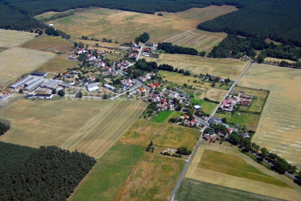 Luftbild Dietersdorf - Dietersdorf in Brandenburg