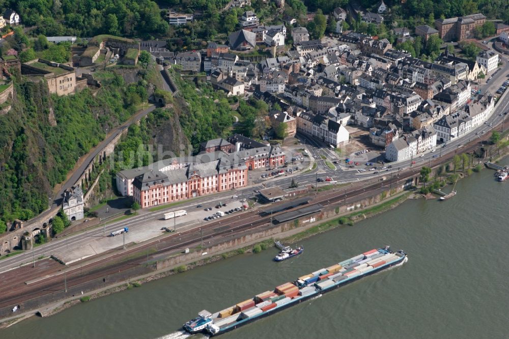 Luftbild Koblenz - Dikasterialgebäude in Koblenz im Bundesland Rheinland-Pfalz