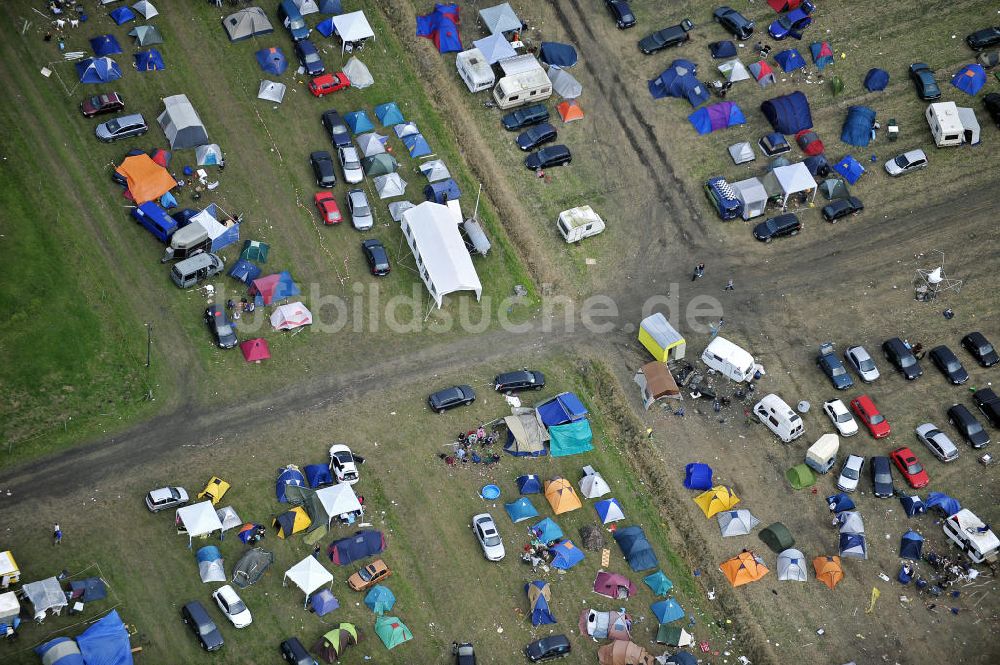 Marne von oben - Dithmarscher Rockfestival