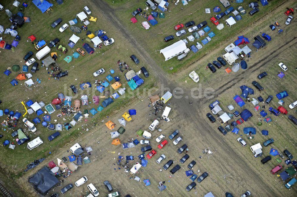 Marne von oben - Dithmarscher Rockfestival