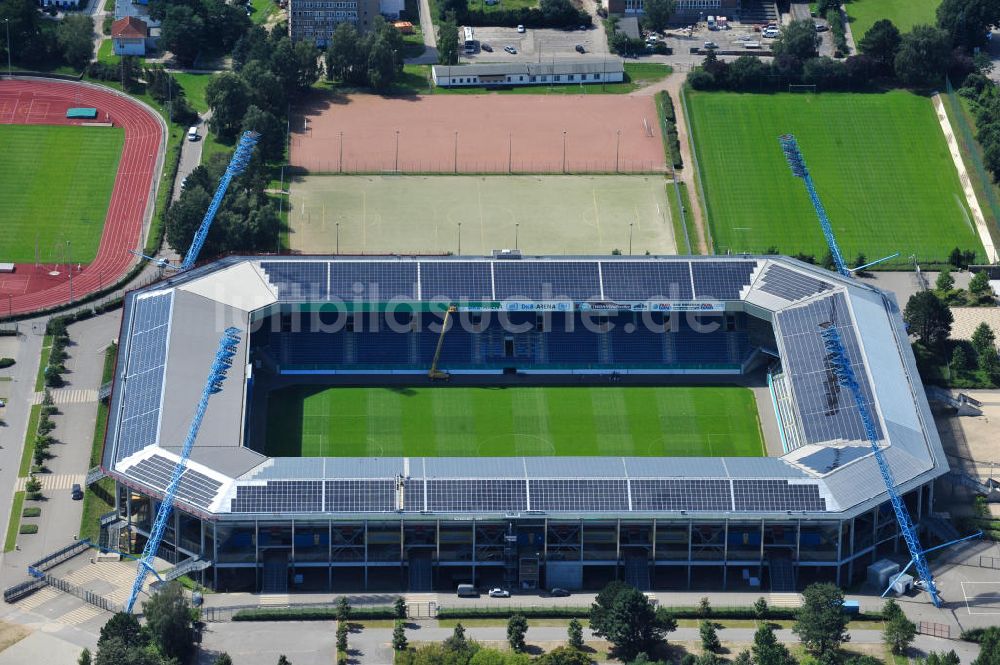 Luftaufnahme Rostock - DKB-Arena / Stadion des F.C. Hansa Rostock e.V.