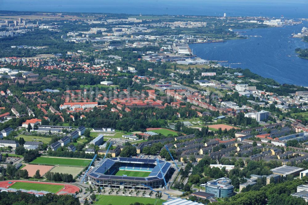 Luftaufnahme Rostock - DKB-Arena / Stadion des F.C. Hansa Rostock e.V.