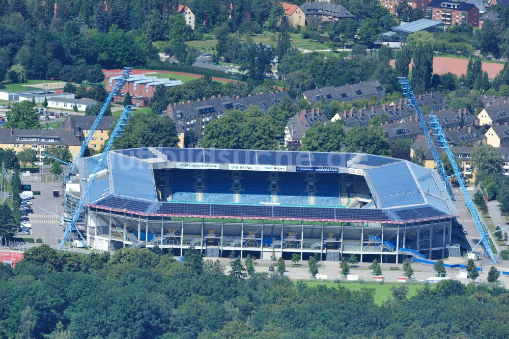 Luftaufnahme Rostock - DKB-Arena / Stadion des F.C. Hansa Rostock e.V.