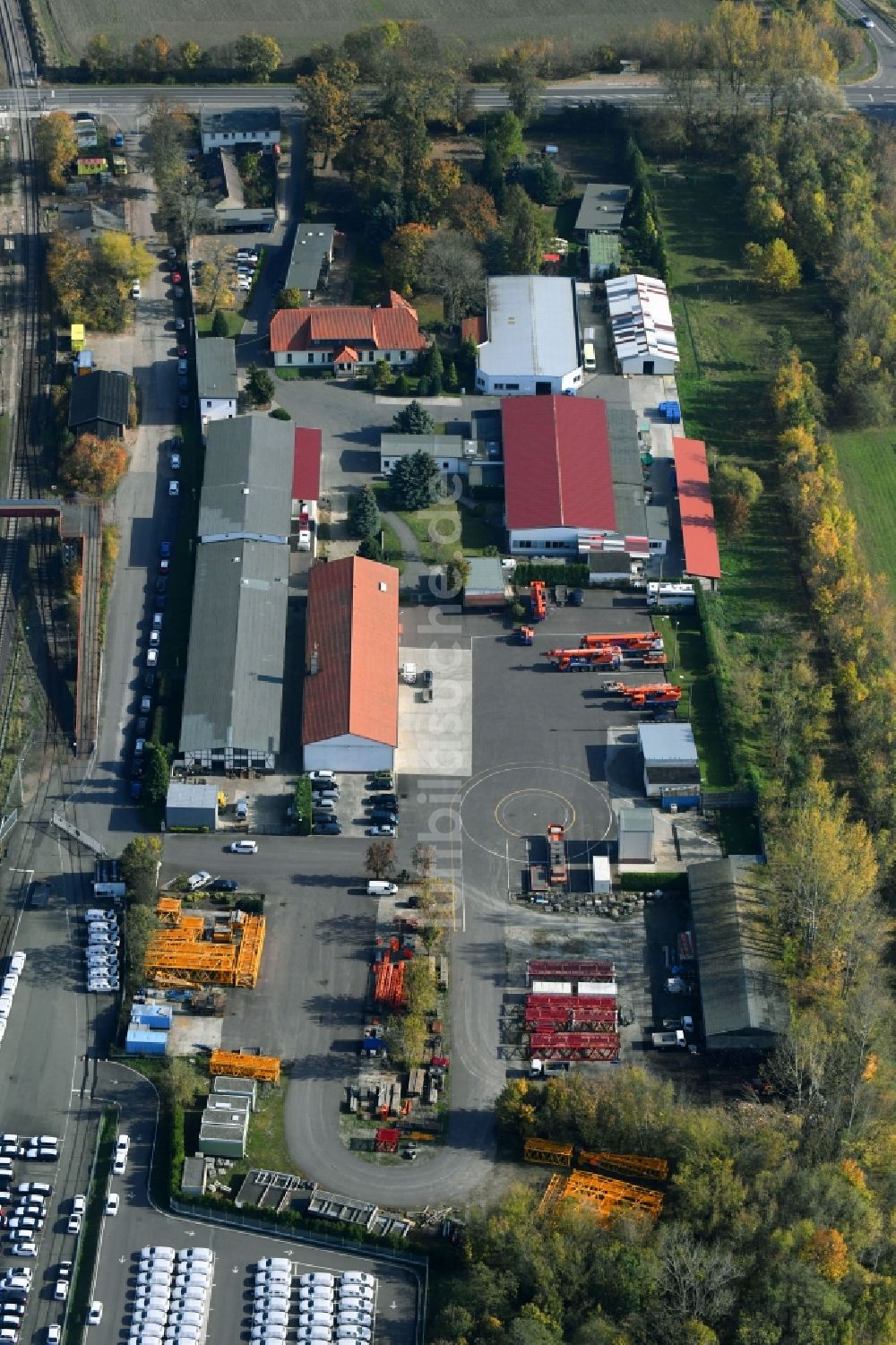 Luftbild Sülzetal - DKM Dodendorfer Kunststoff- und Metalltechnik GmbH im Ortsteil Dodendorf in Sülzetal im Bundesland Sachsen-Anhalt, Deutschland