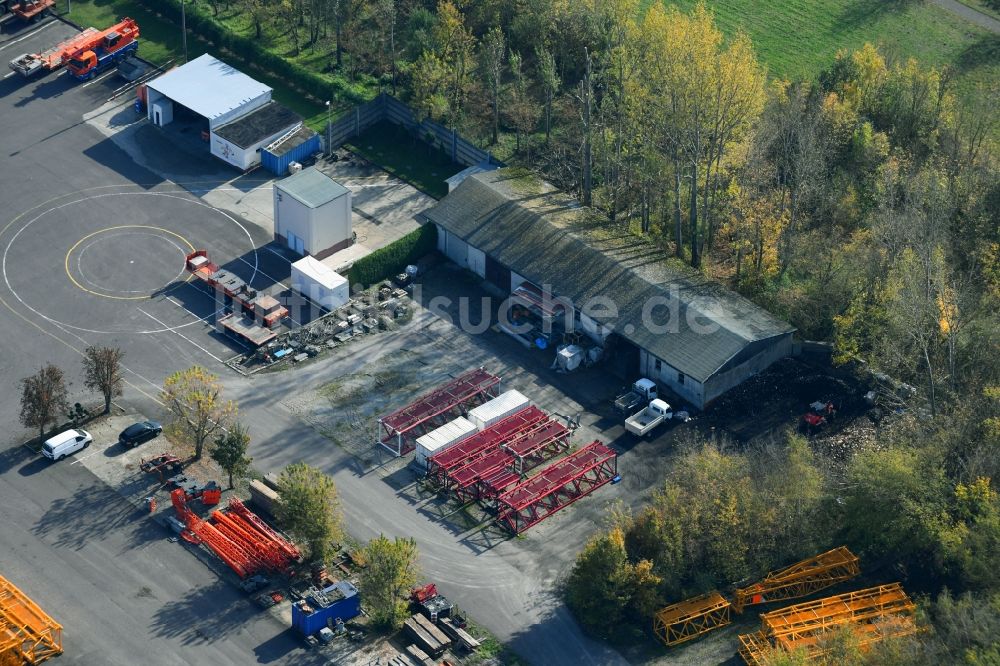 Sülzetal von oben - DKM Dodendorfer Kunststoff- und Metalltechnik GmbH im Ortsteil Dodendorf in Sülzetal im Bundesland Sachsen-Anhalt, Deutschland