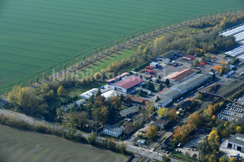 Sülzetal von oben - DKM Dodendorfer Kunststoff- und Metalltechnik GmbH im Ortsteil Dodendorf in Sülzetal im Bundesland Sachsen-Anhalt, Deutschland