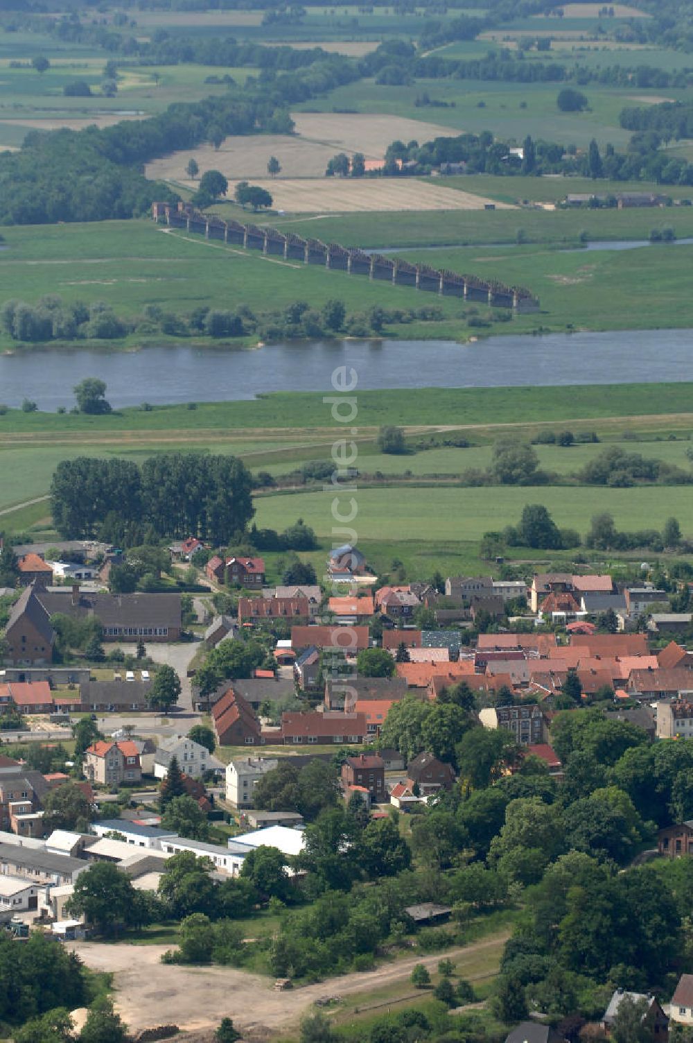 Luftaufnahme Dömitz - Dömitz in Mecklenburg-Vorpommern