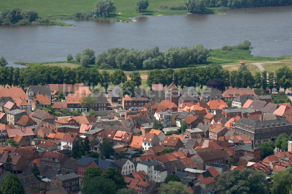 Luftaufnahme Dömitz - Dömitz in Mecklenburg-Vorpommern