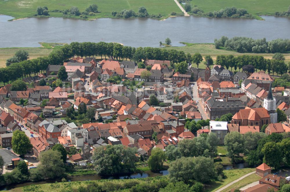 Luftaufnahme Dömitz - Dömitz in Mecklenburg-Vorpommern