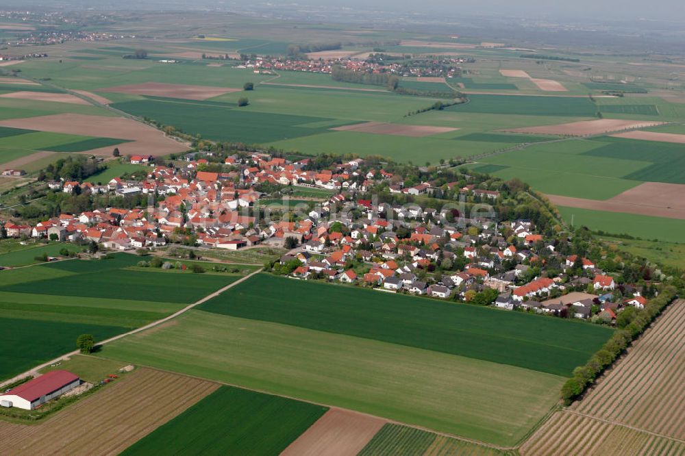 Luftbild Dolgesheim - Dolgesheim Rheinland-Pfalz