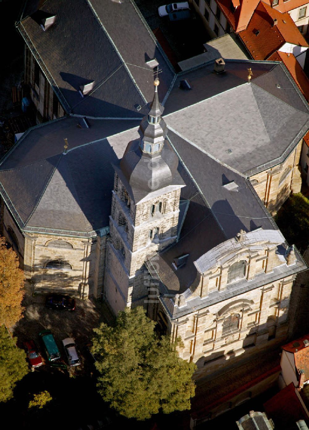 Bamberg von oben - Dom Bamberg