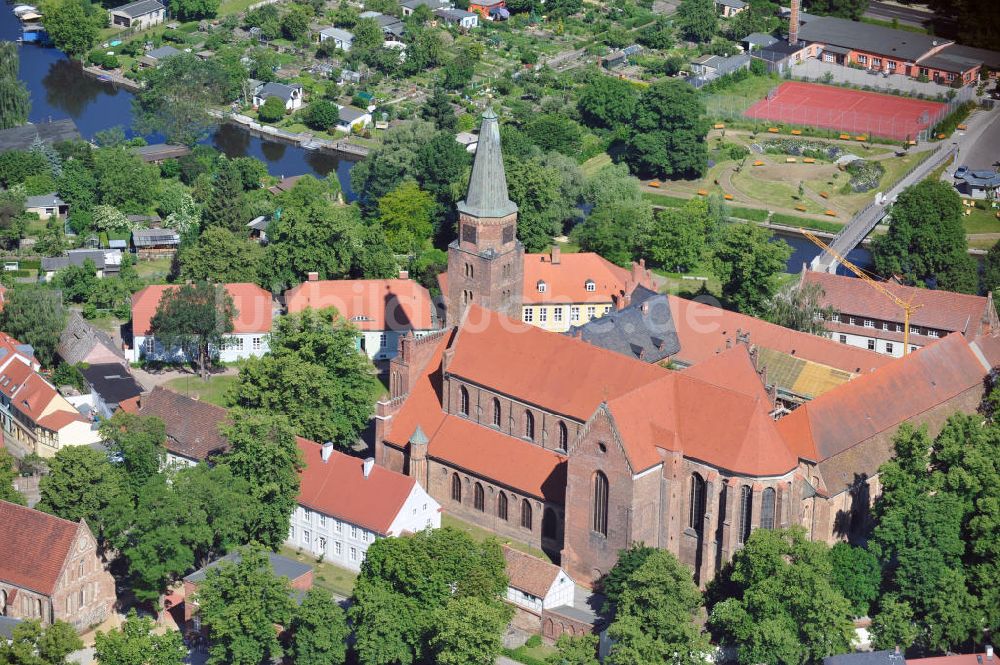 Brandenburg von oben - Dom Brandenburg