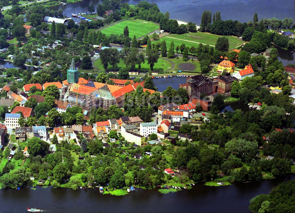 Brandenburg / Havel von oben - Dom zu Brandenburg