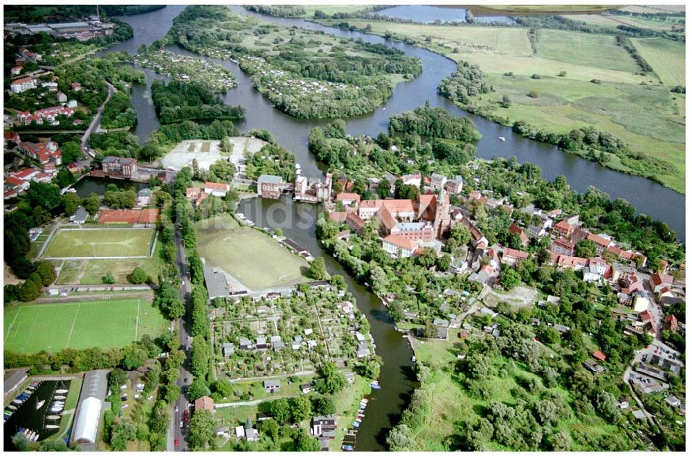 Luftbild Brandenburg - Dom zu Brandenburg