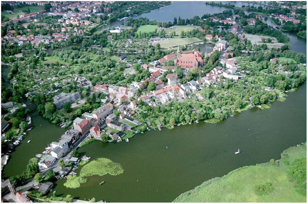 Luftaufnahme Brandenburg - Dom zu Brandenburg