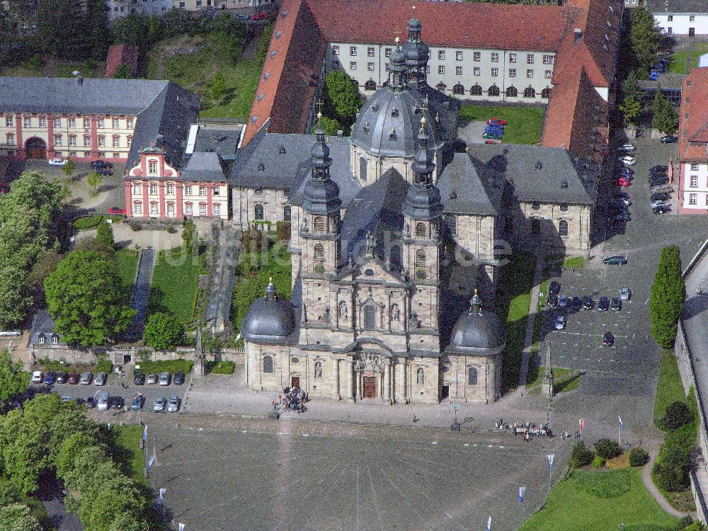 Luftaufnahme Fulda - Dom in Fulda