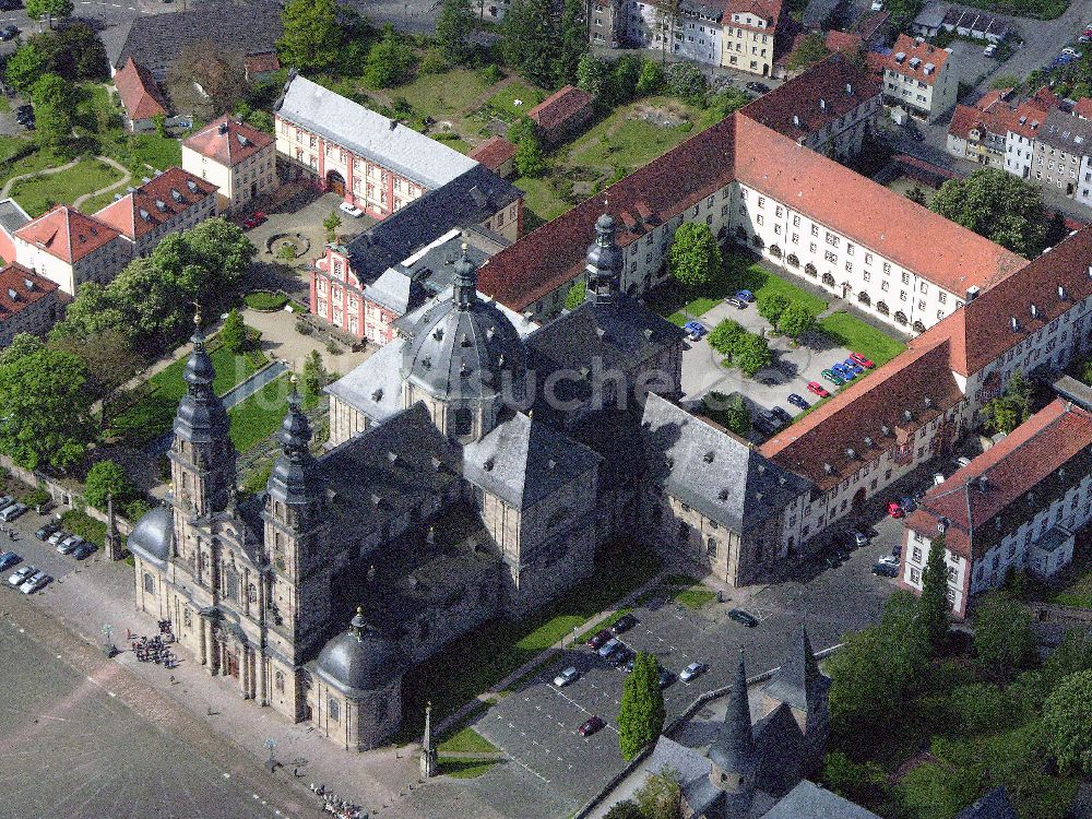 Fulda aus der Vogelperspektive: Dom in Fulda