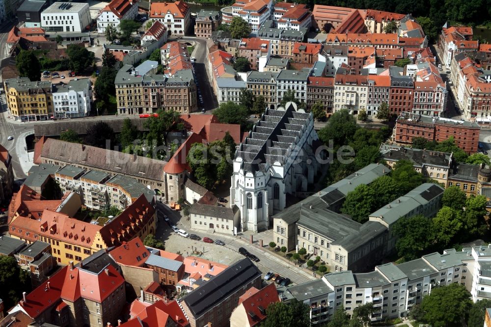 Halle / Saale aus der Vogelperspektive: Dom zu Halle in Sachsen-Anhalt